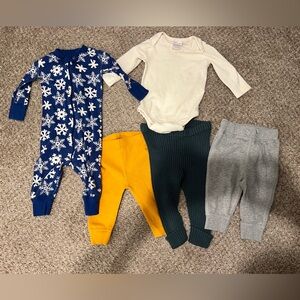 Hanna Andersson bundle lot of 5 pieces unisex 6-12 months